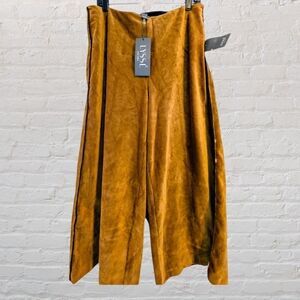 LYSSÉ Women's Misses Oslo Crop Pant Brown size XL